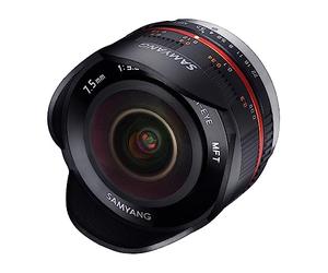 Samyang - Oeil-de-poisson - 7,5 mm - f/3.5 UMC - pour capteur micro 4/3 - Micro Four Thirds - NOIR