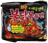 Samyang Ramen iSwDtt Lot de 10 nouilles grillées au poulet épicé 140 g