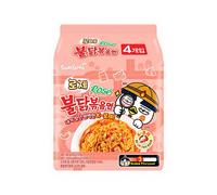 SamYang Ramen saveur poulet épicé sauce rose 140 g x 4 paquets