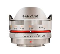 Samyang SAM75M43A Objectif 7,5 mm F3,5 Micro 4/3 Fisheye Argent