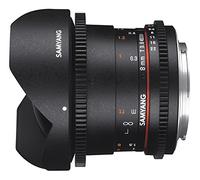 Samyang V-DSLR Objectif 8 mm/T 3,8 Fish-Eye CS UMC Ii pour Sony A Noir