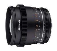 Samyang Objectif de cinéma VDSLR 85mm T1.5 MK2 MILC Noir