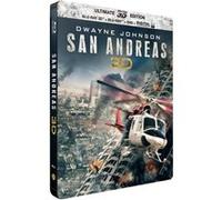 San Andreas Steelbook Combo Blu-Ray 3D + 2D + UV
