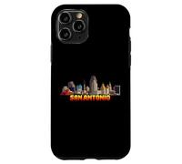 San Antonio 8-Bit Rétro Arcade Vidéo Gamer Style Gaming 80s Coque pour iPhone 11 Pro