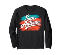 San Antonio Classic Vintage Retro Men Women Kid Manche Longue