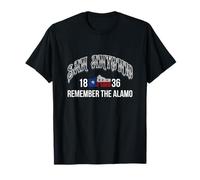 San Antonio Remember The Alamo Vintage Typographie T-Shirt
