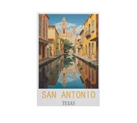 San Antonio, Texas，1000 Pièces Puzzles Jeu De Famille Jouet Jeu Éducatif Anti-Stress Défi Difficile Puzzle pour Enfants（38x26cm）-AM84