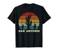 San Antonio Texas Cactus Vintage rétro T-Shirt