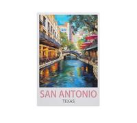 San Antonio, Texas，Puzzle 1000 Pièces pour Adultes et Enfants, Jouet Éducatif pour Tout-Petits（75x50cm）-IK39