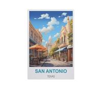 San Antonio, Texas，Puzzle en Papier 1000 Pièce Classique Adultes Puzzles Enfants Apprentissage Assembler des Jouets（50x70cm）-IH42