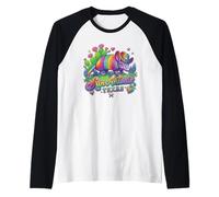 San Antonio Texas Rainbow Armadillo Cowboy Souvenir des années 80 Manche Raglan