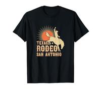 San Antonio Texas Rodeo Vintage Western Retro Cowboy T-Shirt Graphique avec Valeur