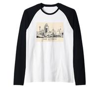 San Antonio Texas Souvenir de Voyage Vintage rétro Manche Raglan