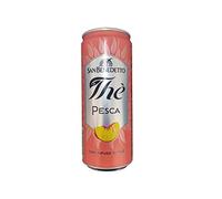 San Benedetto 48 X The' Peach Ice Tea Drink Beverage Single Doses , 330 Ml (Lot De 24)