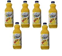Lot de 6 bouteilles en PET San Benedetto Succoso Ananas Fusion 1,5 l de jus de fruits