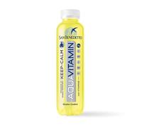 San Benedetto Aquavitamin KEEP-CALM Goût Cèdre, Boisson à haute teneur en Vitamine C, Vitamines dans l'eau minérale, 12x400ml