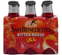 San Benedetto Bitter Rosso Apéritif sans alcool 98ml 6 pcs