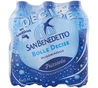 san benedetto-eau minérale pétillante 0.5 l (paquet de 6)