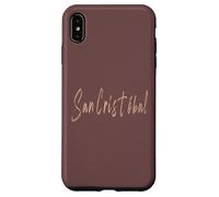 San Cristóbal Mexico Design Vintage élégant Coque pour iPhone XS Max