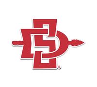 San Diego - Autocollant en vinyle pour ordinateur portable - SDSU Aztecs - NCAA - Pour bouteille d'eau - Pour voiture