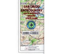 San Diego Backcountry (Californie) | Tom Harrison Maps