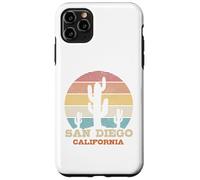 San Diego California Cactus Vintage Rétro Cadeau Souvenir Coque pour iPhone 11 Pro Max