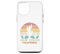 San Diego California Cactus Vintage Rétro Cadeau Souvenir Coque pour iPhone 12/12 Pro