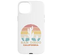 San Diego California Cactus Vintage Rétro Cadeau Souvenir Coque pour iPhone 15 Plus