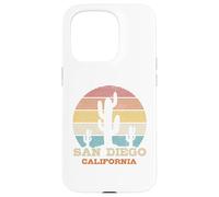 San Diego California Cactus Vintage Rétro Cadeau Souvenir Coque pour iPhone 15 Pro