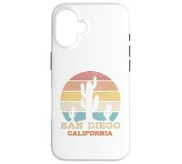 San Diego California Cactus Vintage Rétro Cadeau Souvenir Coque pour iPhone 16