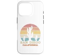 San Diego California Cactus Vintage Rétro Cadeau Souvenir Coque pour iPhone 16 Pro