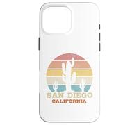San Diego California Cactus Vintage Rétro Cadeau Souvenir Coque pour iPhone 16 Pro Max