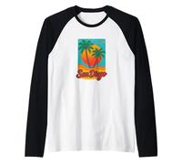 San Diego Coastal Vintage Sun California Beach Vibes Manche Raglan