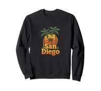San Diego Coastal Vintage Sun California Beach Vibes Sweatshirt