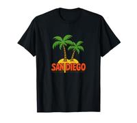 San Diego Coastal Vintage Sun California Beach Vibes T-Shirt