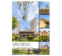 SAN DIEGO Métropole côtière avec flair, Version française (Calendrier mural 2026 DIN A3 portrait), Calendrier CALVENDO mensuel