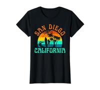 San Diego T-Shirt Graphique avec Valeur, Femme, Noir, M
