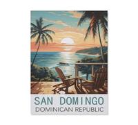 San Domingo Dominican Republic，Jigsaw Puzzles 1000 Pieces for Adults, Classic Puzzle Kids Puzzle Challenging and Difficult Puzzles for Adults and Teens（50x70cm）-FK34