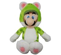 San-EI - Peluche Cat Luigi 24 cm - Licence Nintendo