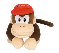 San-Ei - Peluche Diddy Kong (18 cm) - Licence Nintendo