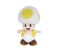 San-Ei - Peluche Super Mario : Toad Jaune - Hauteur 19 cm