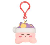 San-Ei - Pendentif en peluche Kirby Endormi - Licence officielle Nintendo