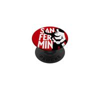 San Fermin Red Scarf Pamplona Bull Run Spain Festival PopSockets PopGrip Adhésif