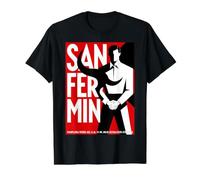 San Fermin Red Scarf Pamplona Bull Run Spain Festival T-Shirt Graphique avec Valeur
