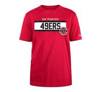 SAN FRANCISCO 49ERS NFL Regular T-Shirt High Density Ink Screenprint Front Graphic Original Team Color T-Shirt Unisexe Adulte