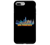 San Francisco 8 Bits Rétro Arcade Vidéo Gamer Style Gaming Coque pour iPhone 7 Plus/8 Plus