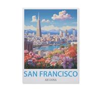 San Francisco Arizona，Puzzle 1000 Pièces en Papier Divertissement Puzzles Jouets Très Difficile Adulte Et Adolescent Casual Jigsaw Puzzle Puzzle（50x70cm）-IF81