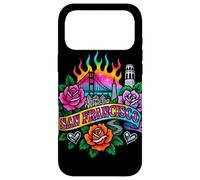 San Francisco Art Urbain rétro avec Monuments Roses Coque pour iPhone 17 Pro Max