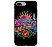 San Francisco Art Urbain rétro avec Monuments Roses Coque pour iPhone 7 Plus/8 Plus