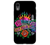 San Francisco Art Urbain rétro avec Monuments Roses Coque pour iPhone XR